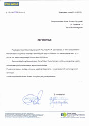 Referencja Firma POL-AQUA S.A.